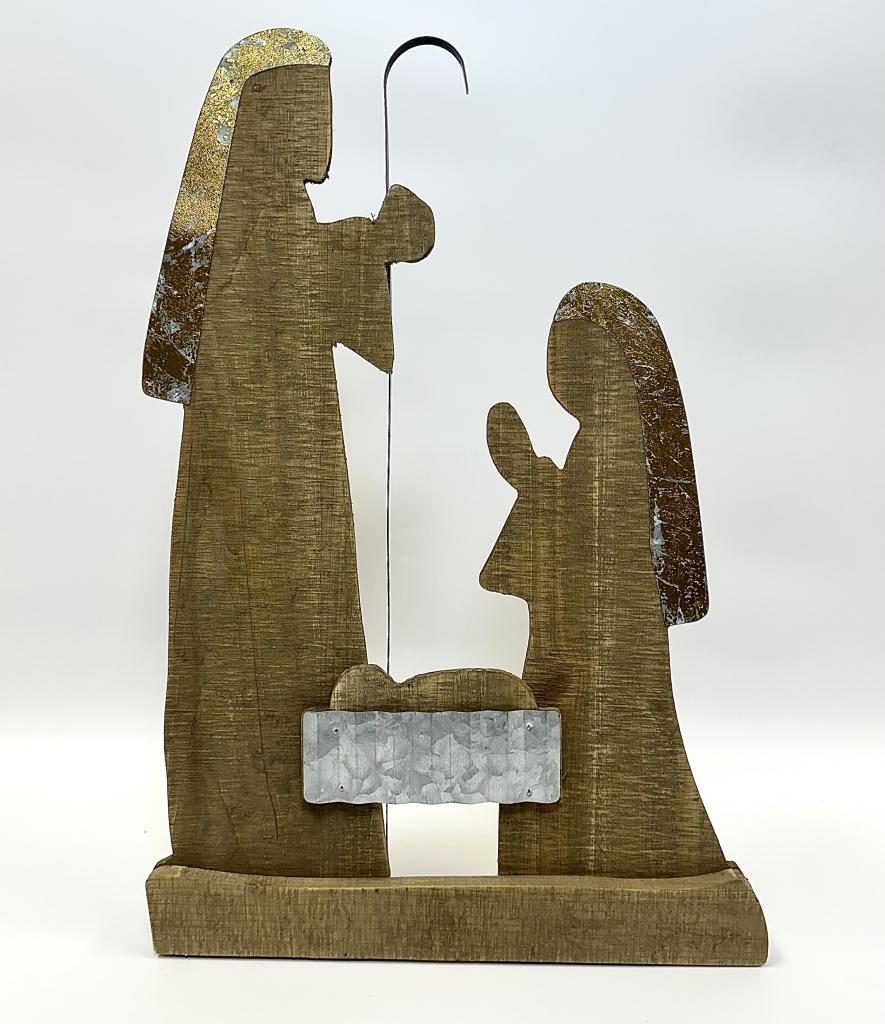 Mixed Medium Nativity Display