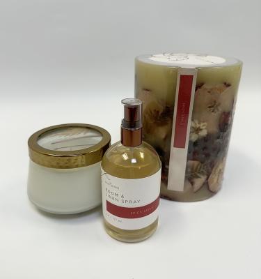 Botanical Candle 6.6 inch, round 