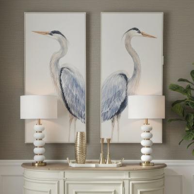 Classic Crane Wall Art (set of 2)