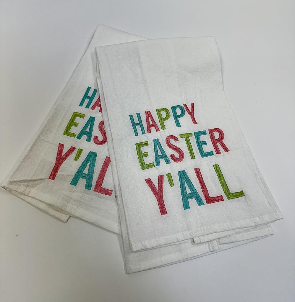 HAPPY EASTER Y’ALL TOWEL