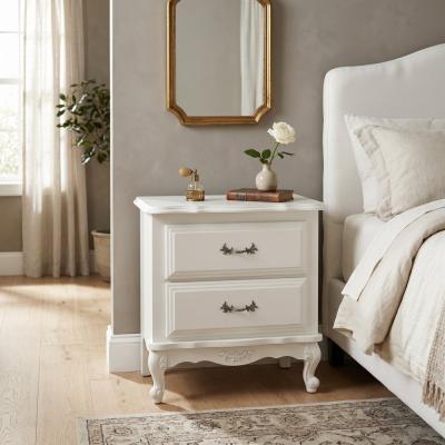 White French Provincial Nightstand