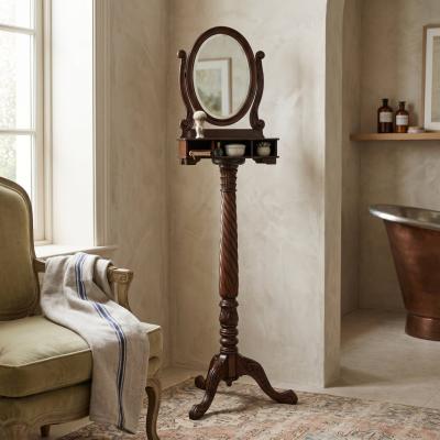 Traditional Carved Wood Shaving Stand