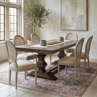 Maxwell round back white frame putty seat