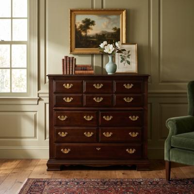 Dark Cherry 7-Drawer Chest