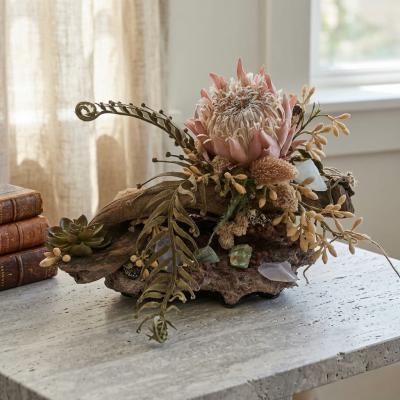 Protea Driftwood Botanical Sculpture