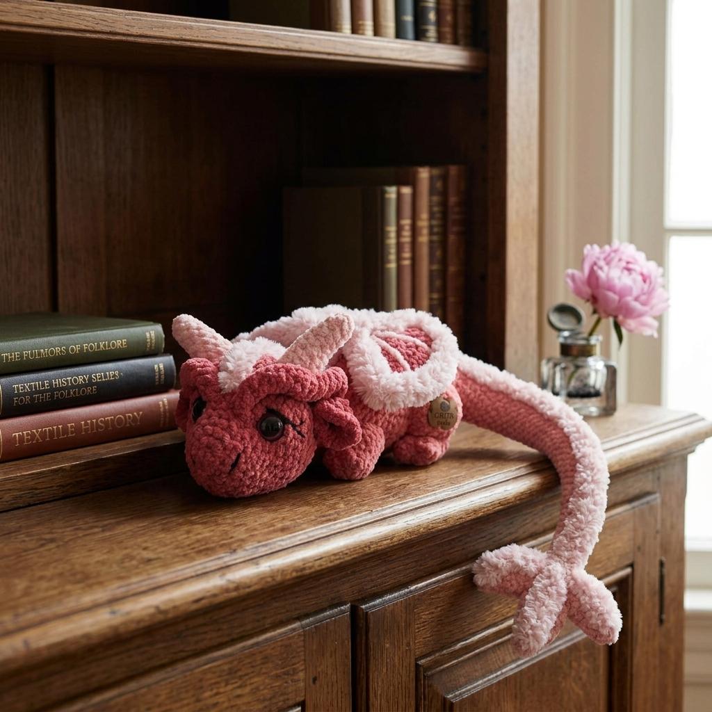 Grits NOLA Crafts Crocheted Dragon