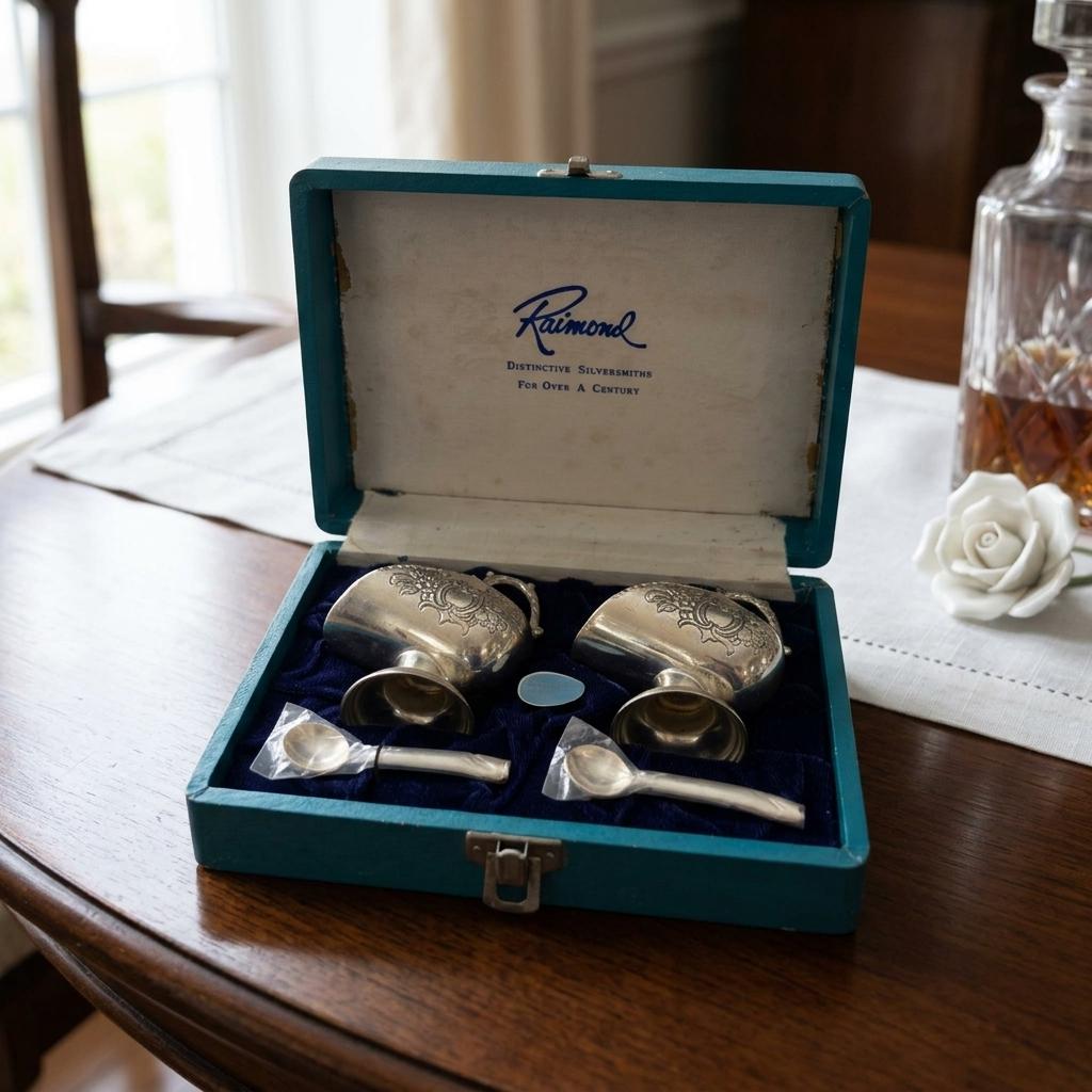 Raimond Sterling Silver Salt Cellar Set