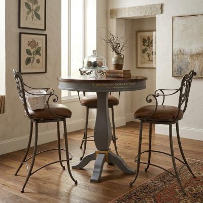 Fleurs Round Bar Height Table