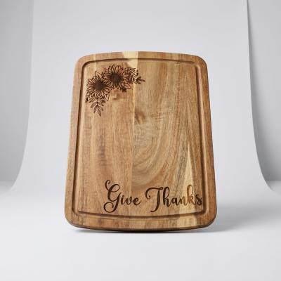 Give Thanks Wooden Serving Board