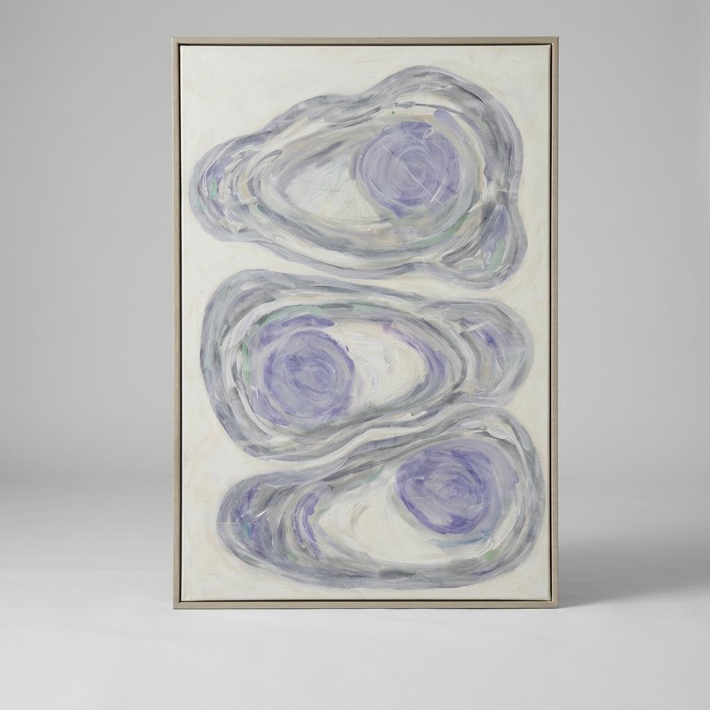 Abstract Oyster Acrylic Canvas Painting
