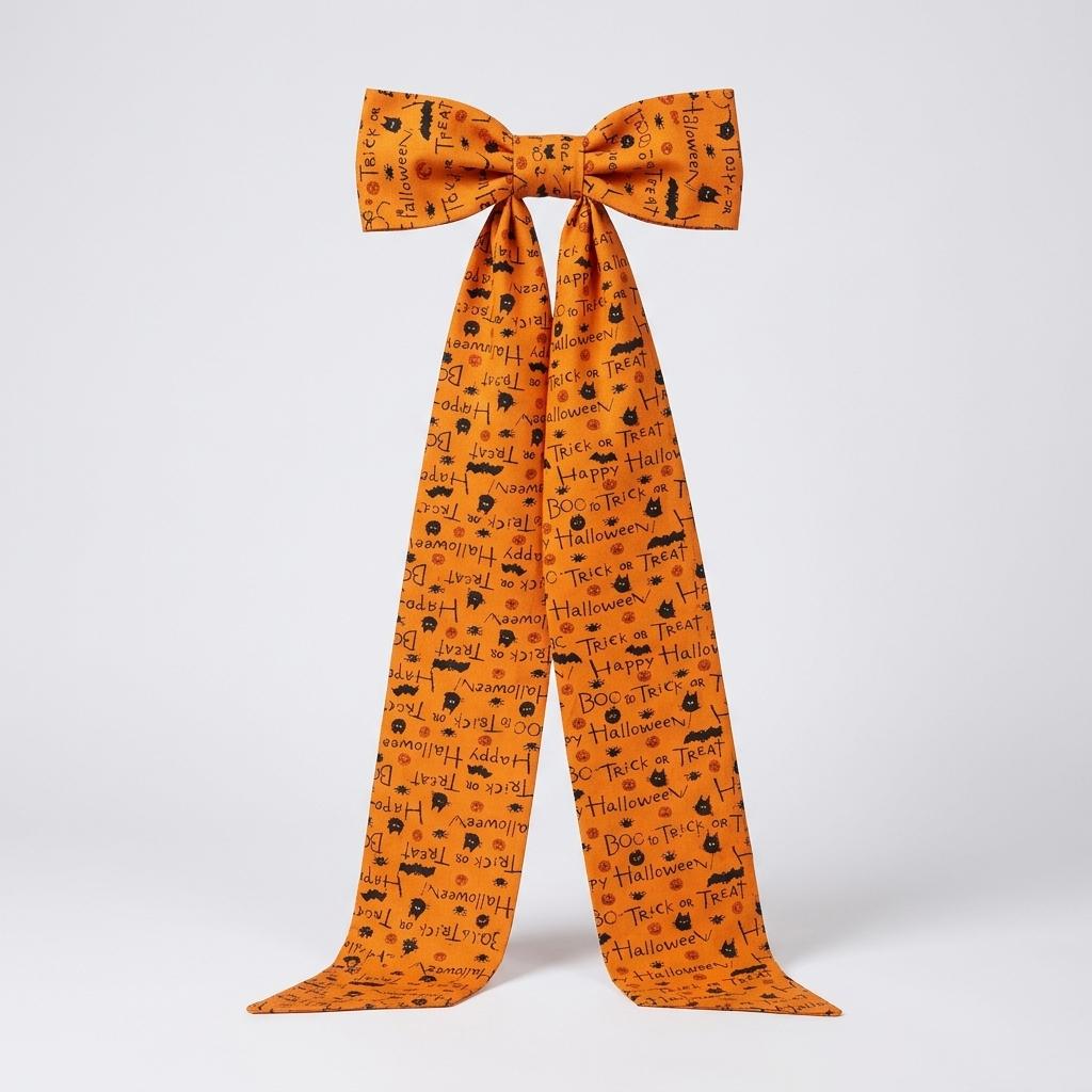 Halloween Bats Cats Wreath Sash