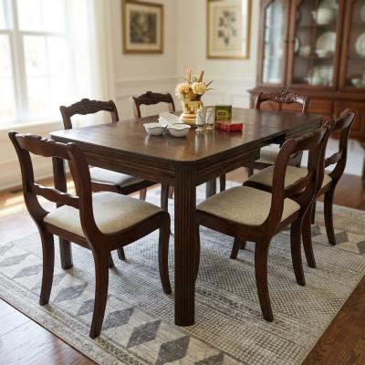 Vintage Extension Dining Table Chair Set
