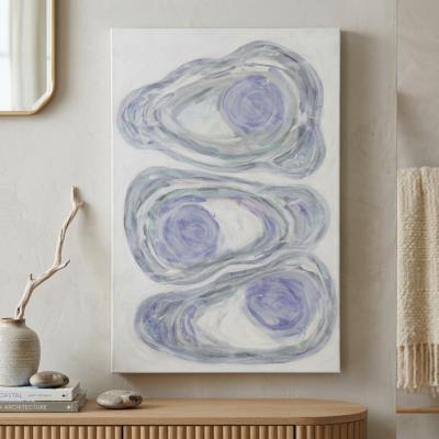 Abstract Oyster Acrylic Canvas Painting