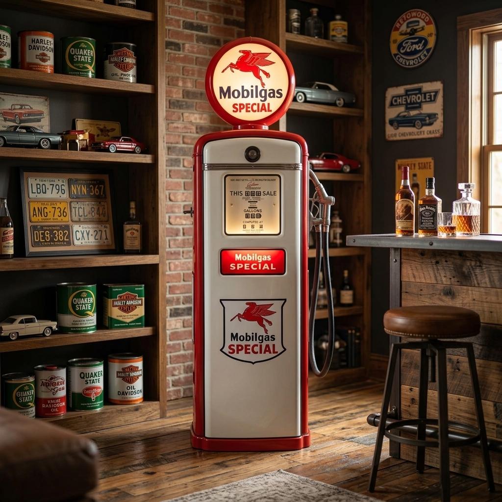 Restored Mobilgas Special Gas Pump
