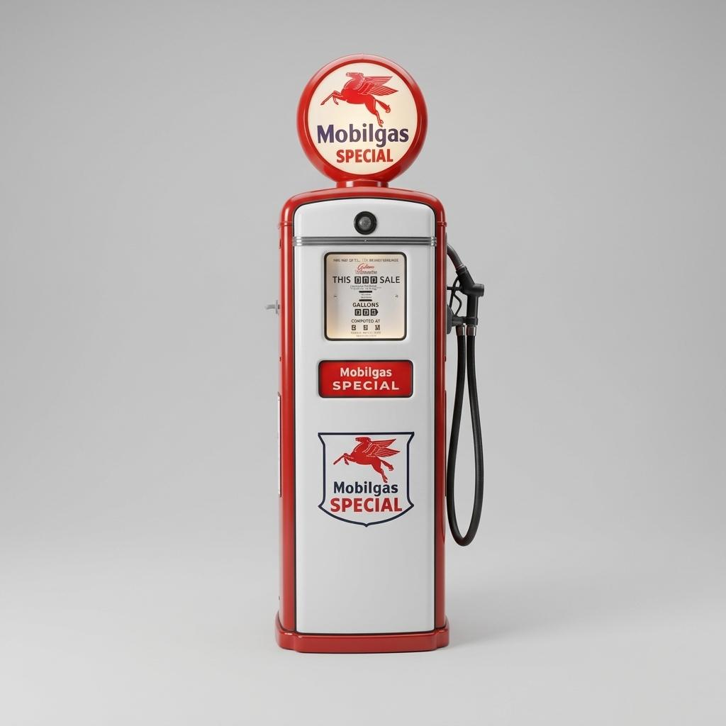 Restored Mobilgas Special Gas Pump