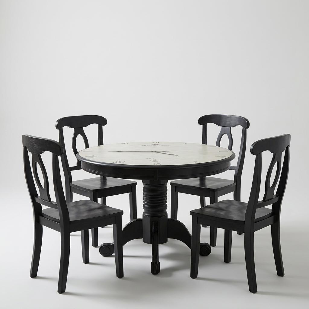 Clock Face Dining Set