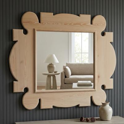 Cypress Wood Wall Mirror