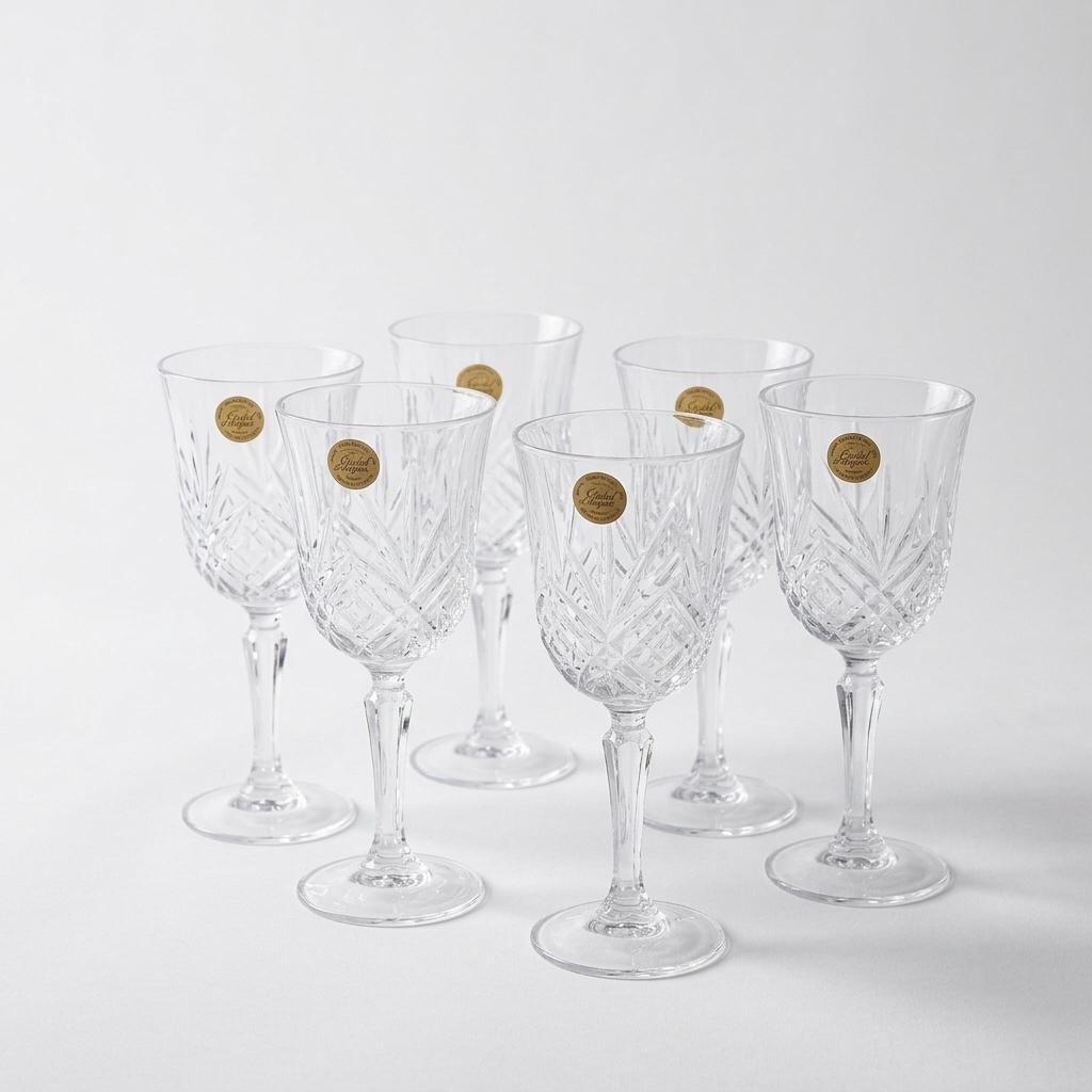 Cristal d'Arques Masquerade Wine Glasses