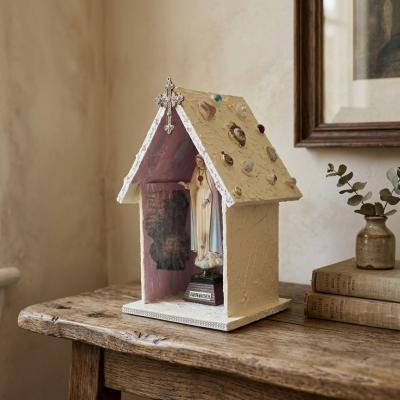 Handcrafted Wooden Fatima Shrine Grotto