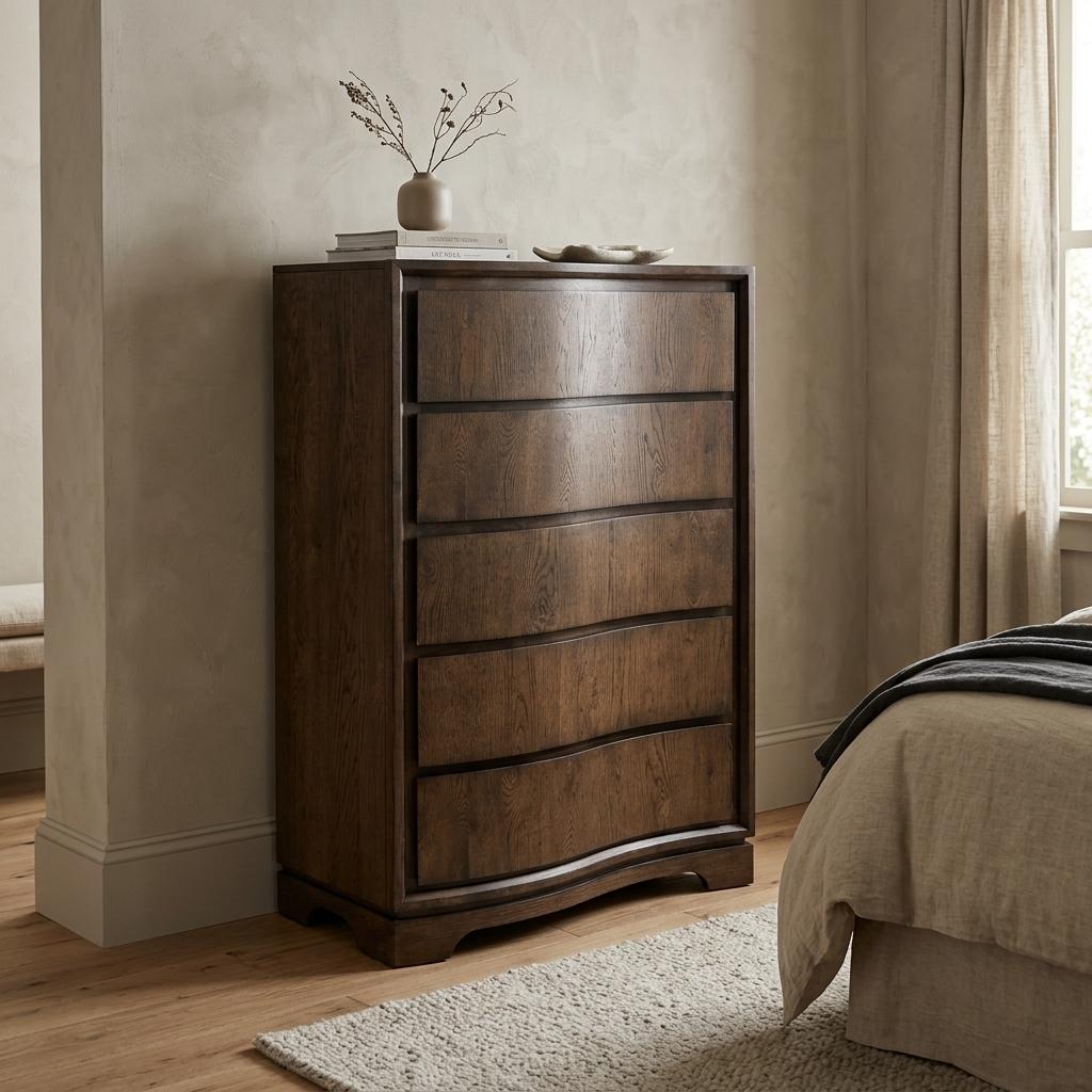 Legacy Classic Curved Five-Drawer Chest