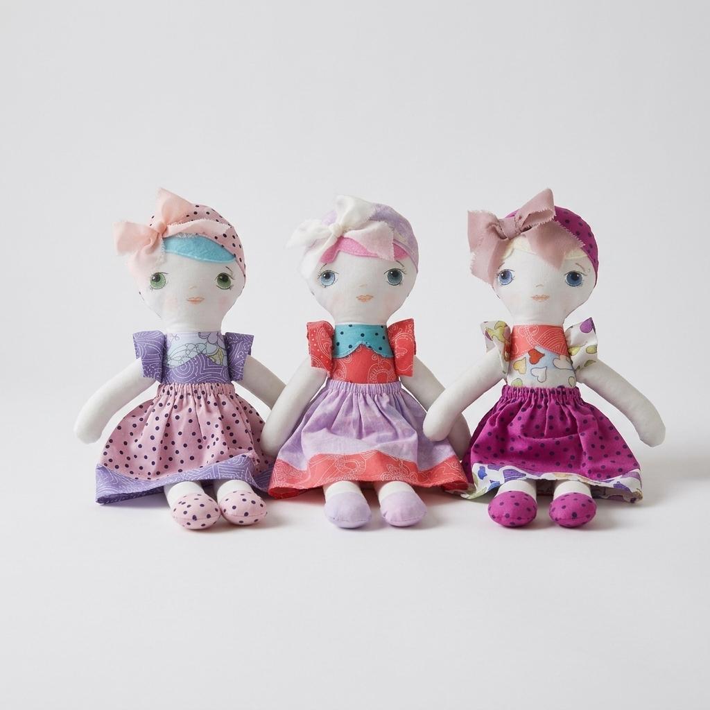 The Polkadot Pixies Bonnet Doll