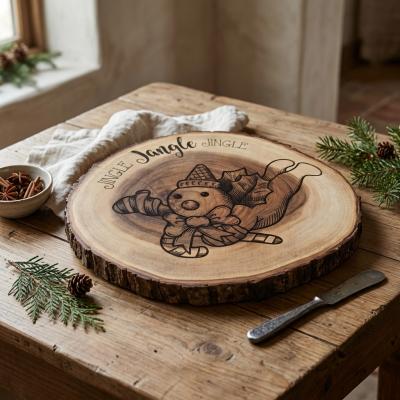 Mr. Bingle Live Edge Serving Board